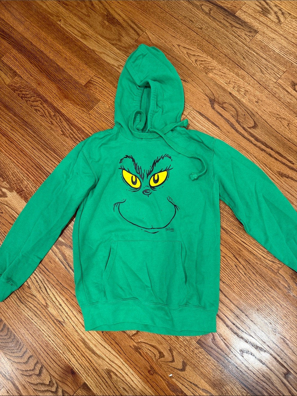 Dr. Seuss Green Grinch Face Pullover Hoodie